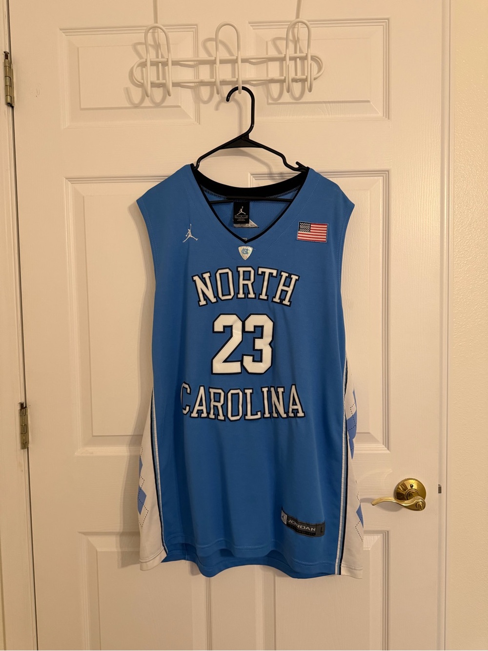 Jordan Carolina Blue #23 Basketball Jersey